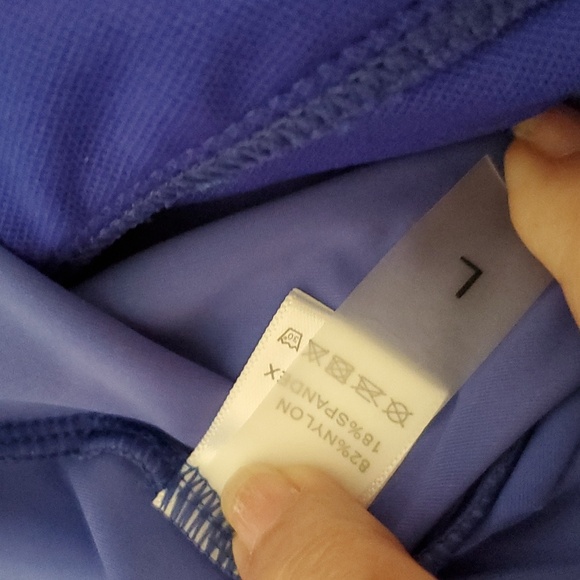 Blue tankini top As Is - Picture 3 of 6